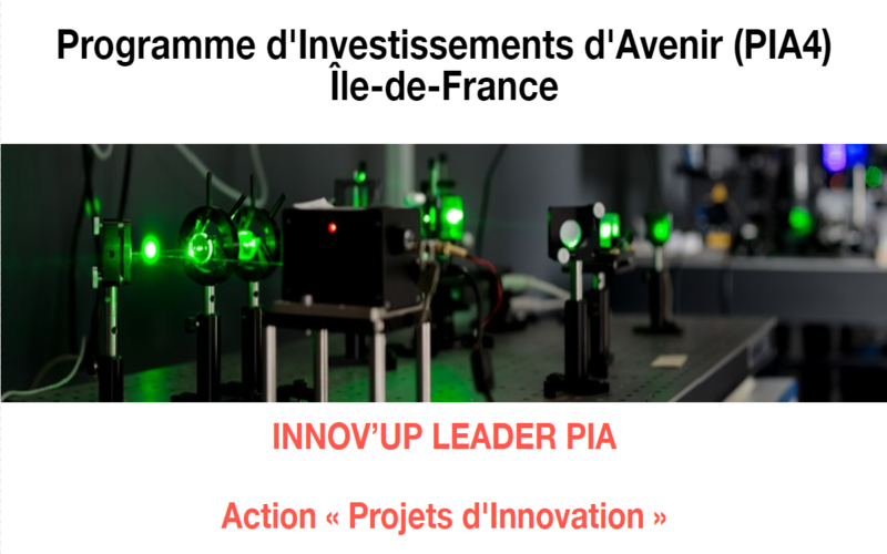 INNOVUP LEADER PIA4 La French Tech Paris Saclay