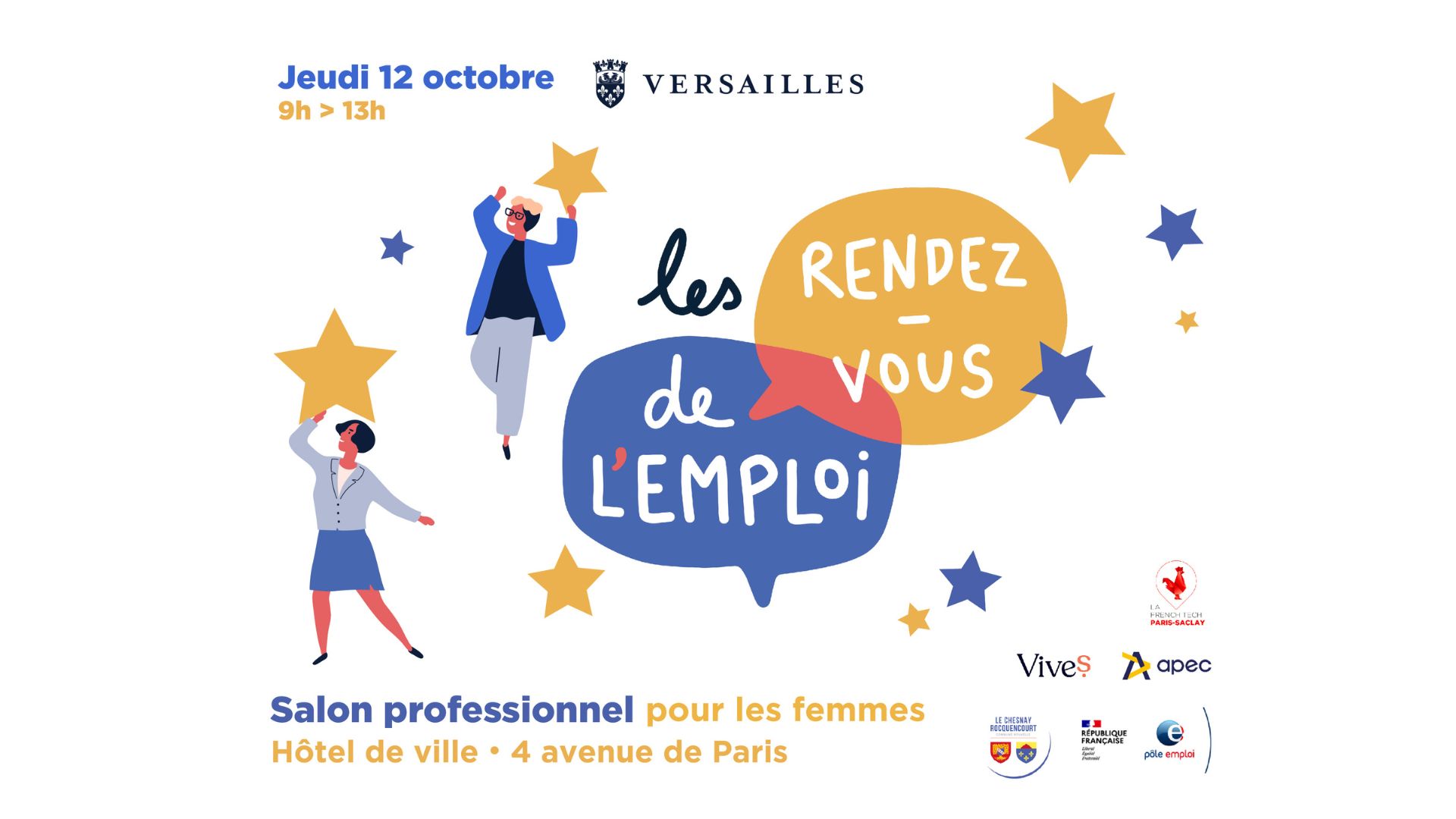 RDV de l emploi des femmes à Versailles La French Tech Paris Saclay