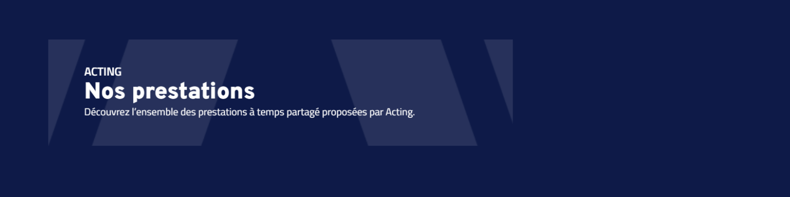 Acting