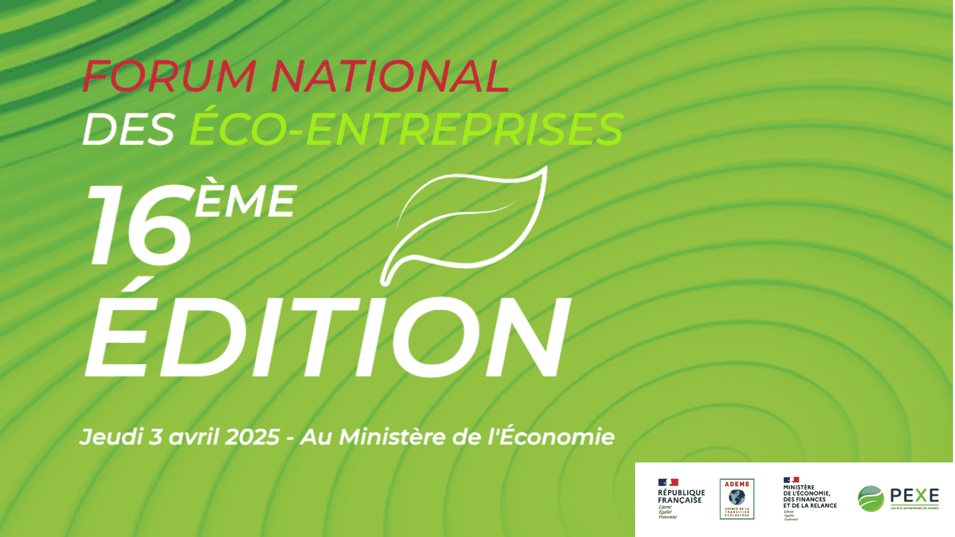 Forum national des éco-entreprises