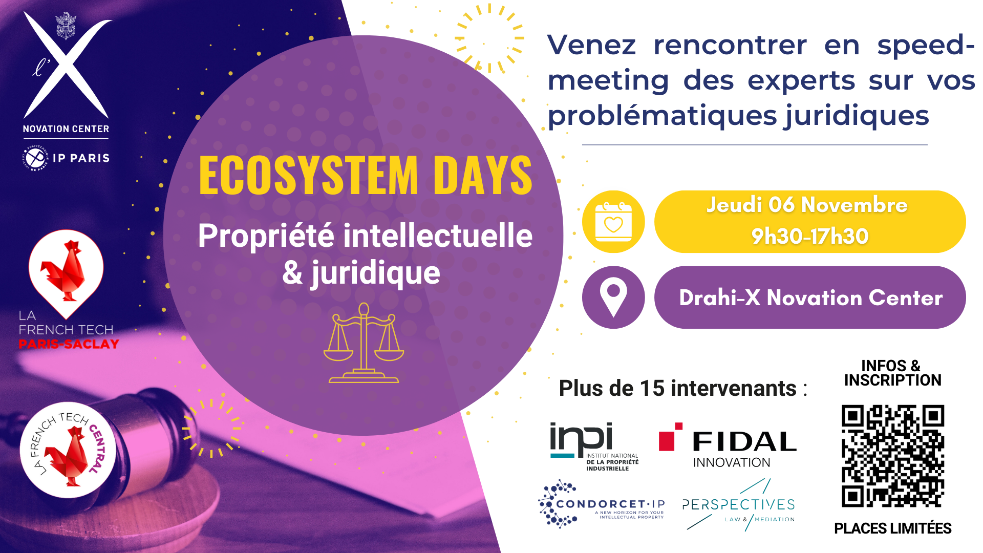 Ecosystem Days by X-UP – Propriété intellectuelle & Juridique