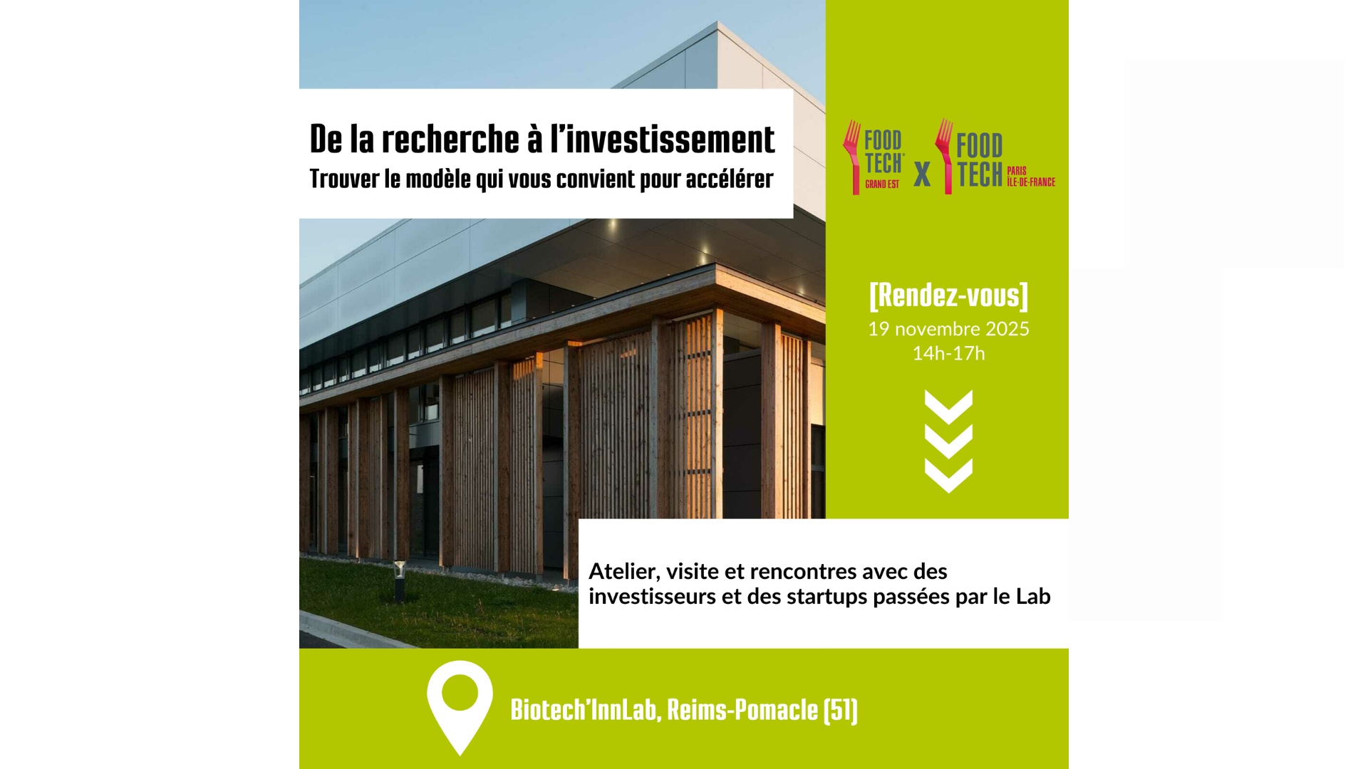 Rendez-vous FoodTech® – De la recherche à l’investissement