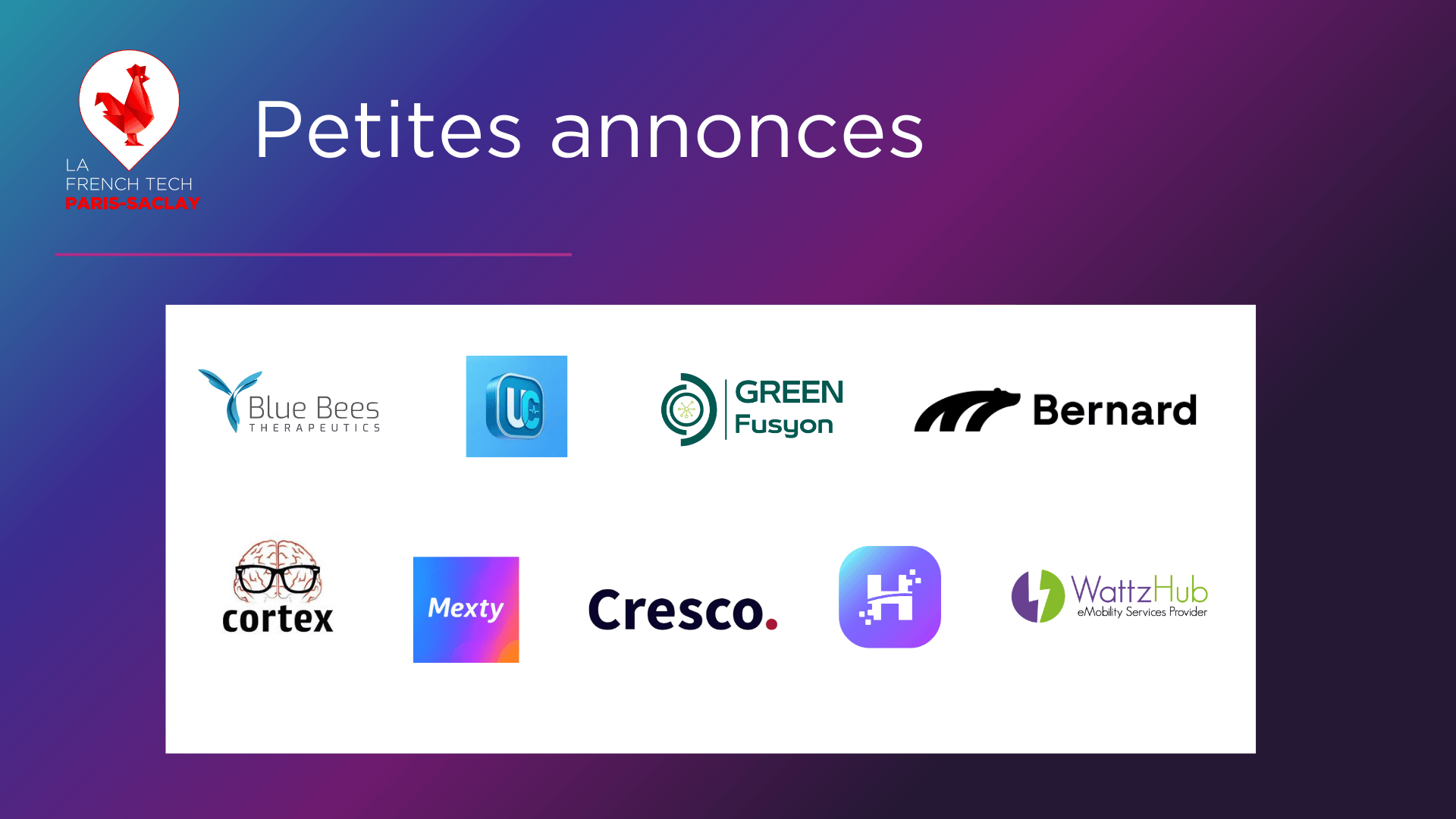 CLASSIFIED ADS | The French Tech Paris-Saclay