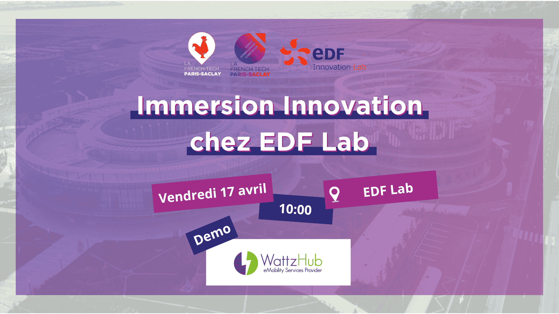 Immersion Innovation chez EDF Lab x La French Tech Paris-Saclay