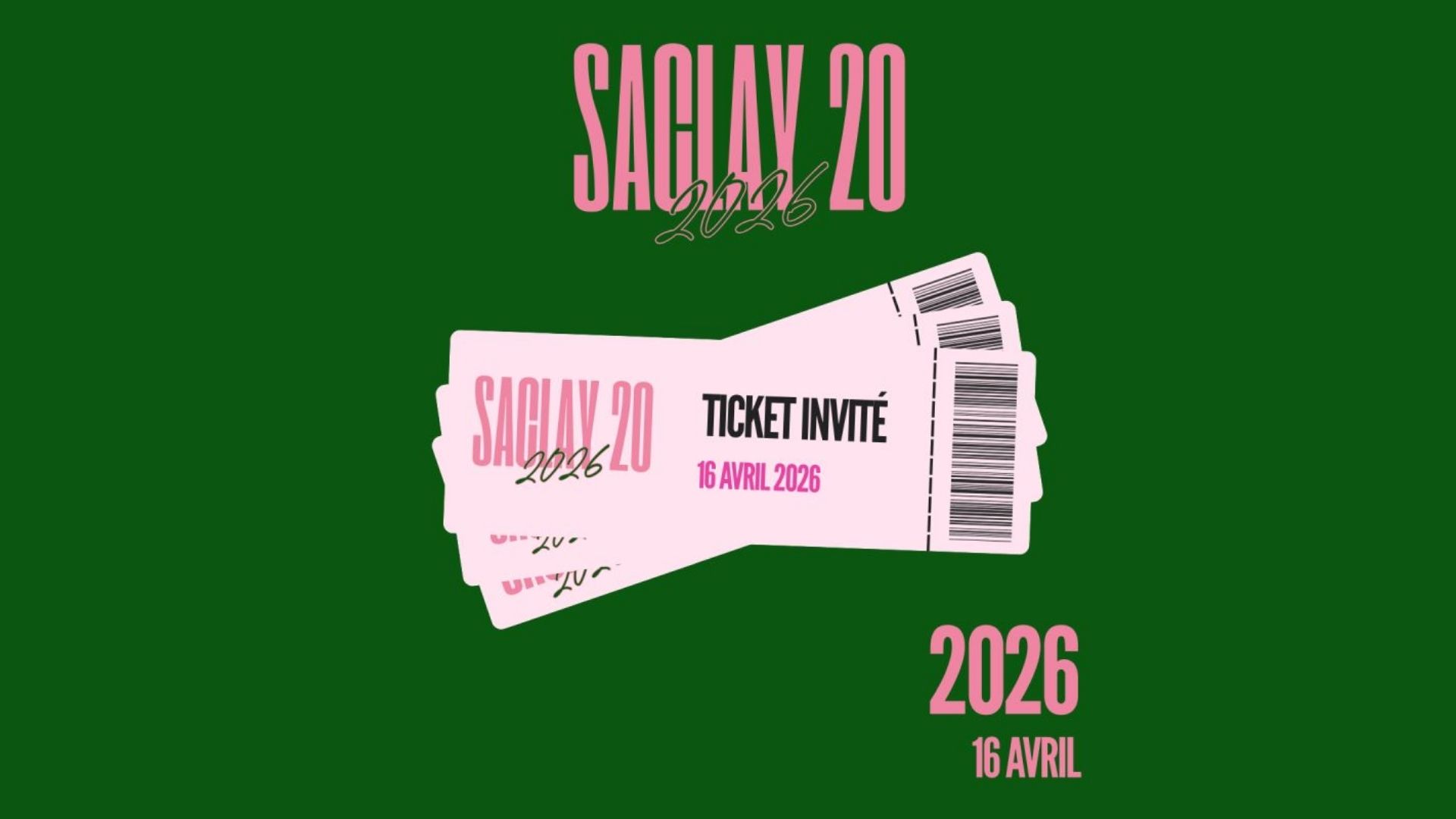Saclay 20 2026 : la grande finale approche