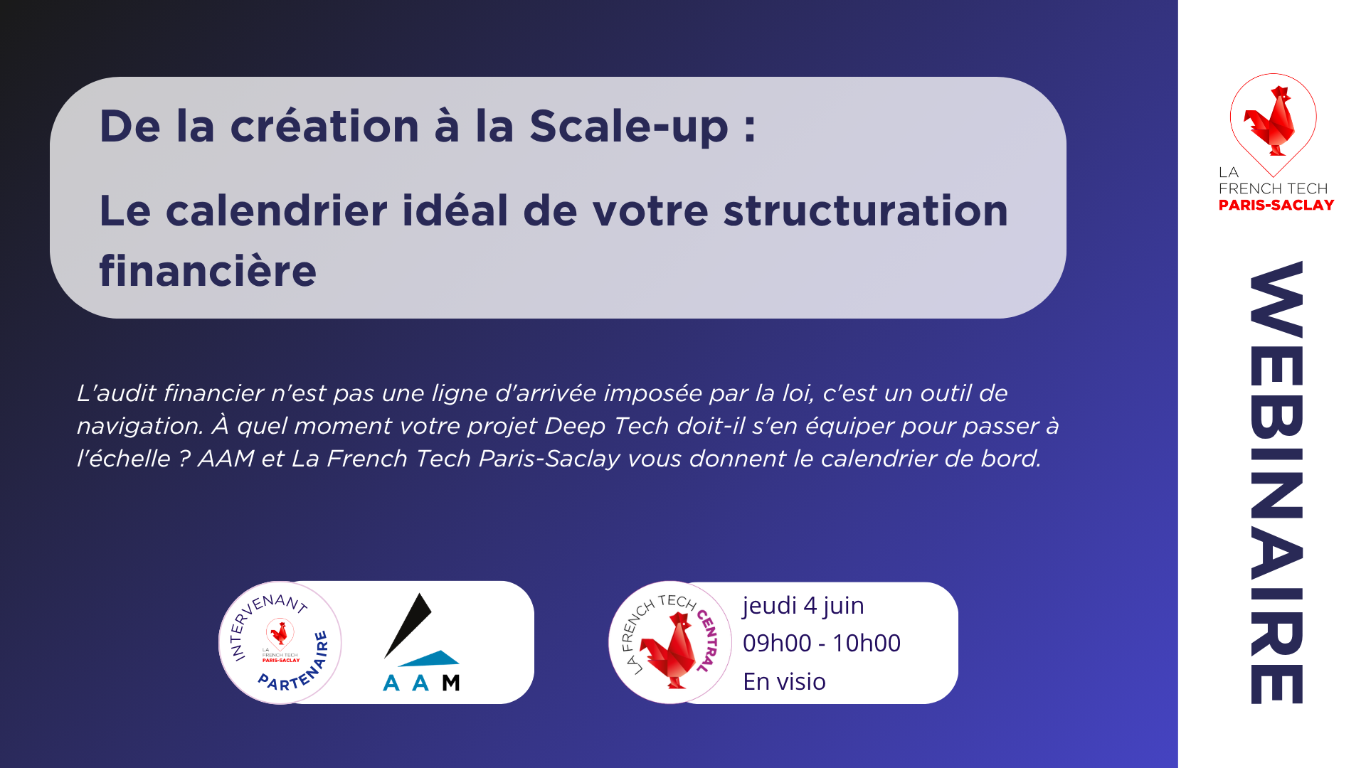 Le calendrier idéal de votre structuration financière
